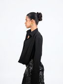 The Kris Drape In Black