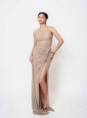 Nude Knot Dress