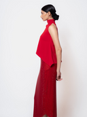 Chilli Asymmetrical Skirt