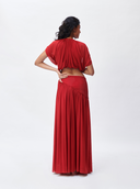Red Draped Set