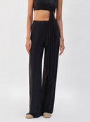 Rhinestone Pants in Black