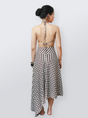 Checkers Asymmetrical Skirt